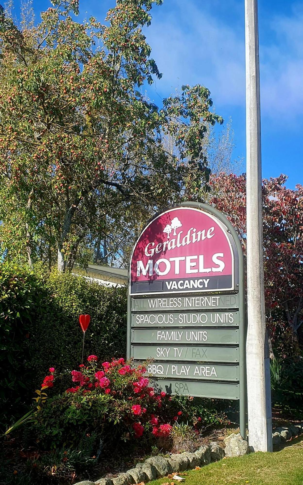 Geraldine Motels Kültér fotó
